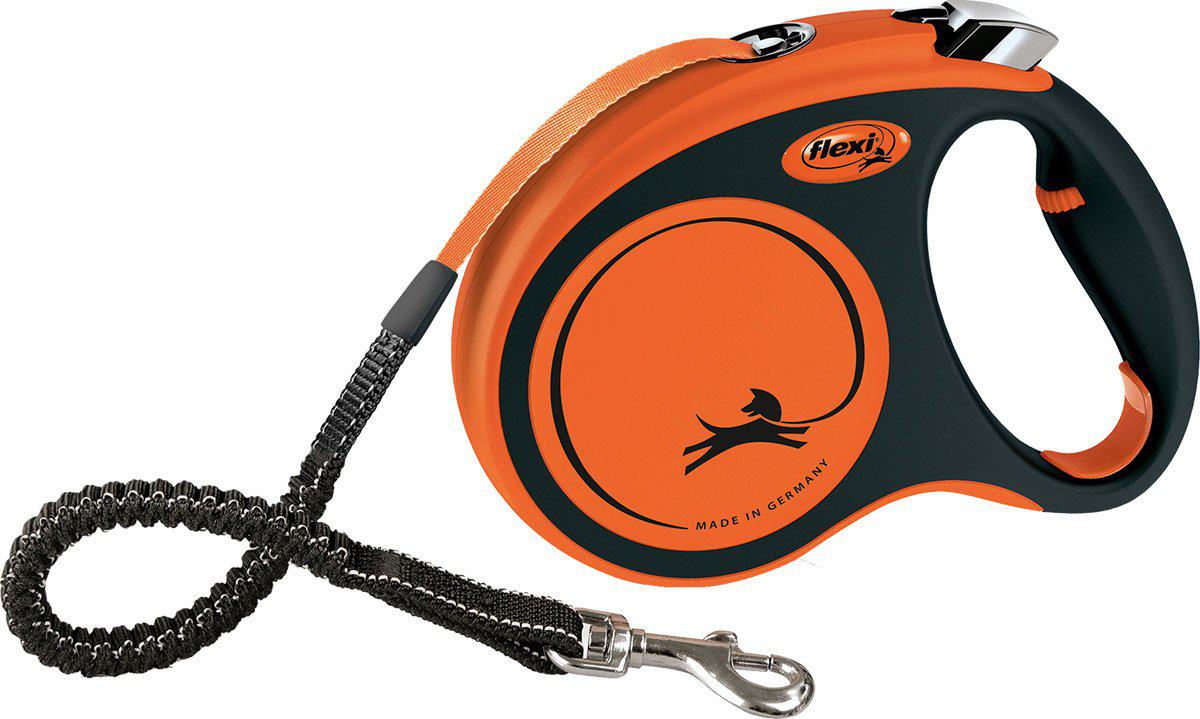 Flexi - Leash Xtreme - M - Tape 5m - Black/Orange - Max 35Kg v:6788348