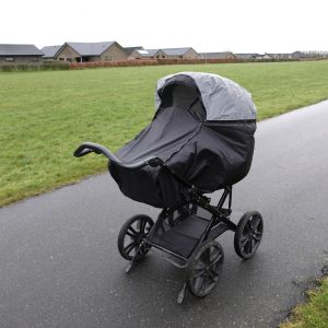 BabyDan – Super Safe Rain Cover – Black – 100 cm – Gratis frakt v:5272336
