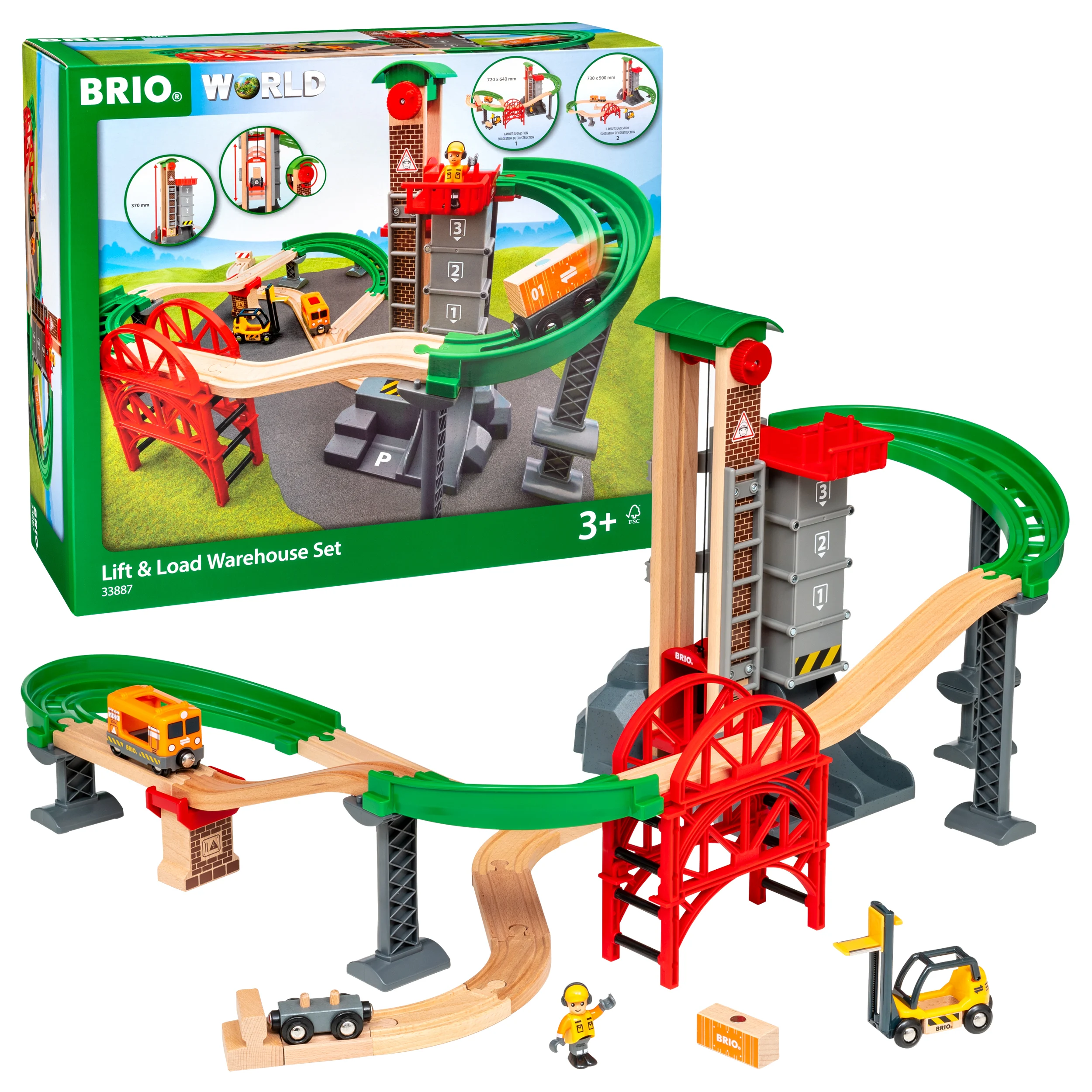 BRIO – Løft og last lagersettet (33887) – Gratis frakt v:2071738 BRIO – Løft og last lagersettet (33887) – Gratis frakt v:2071738