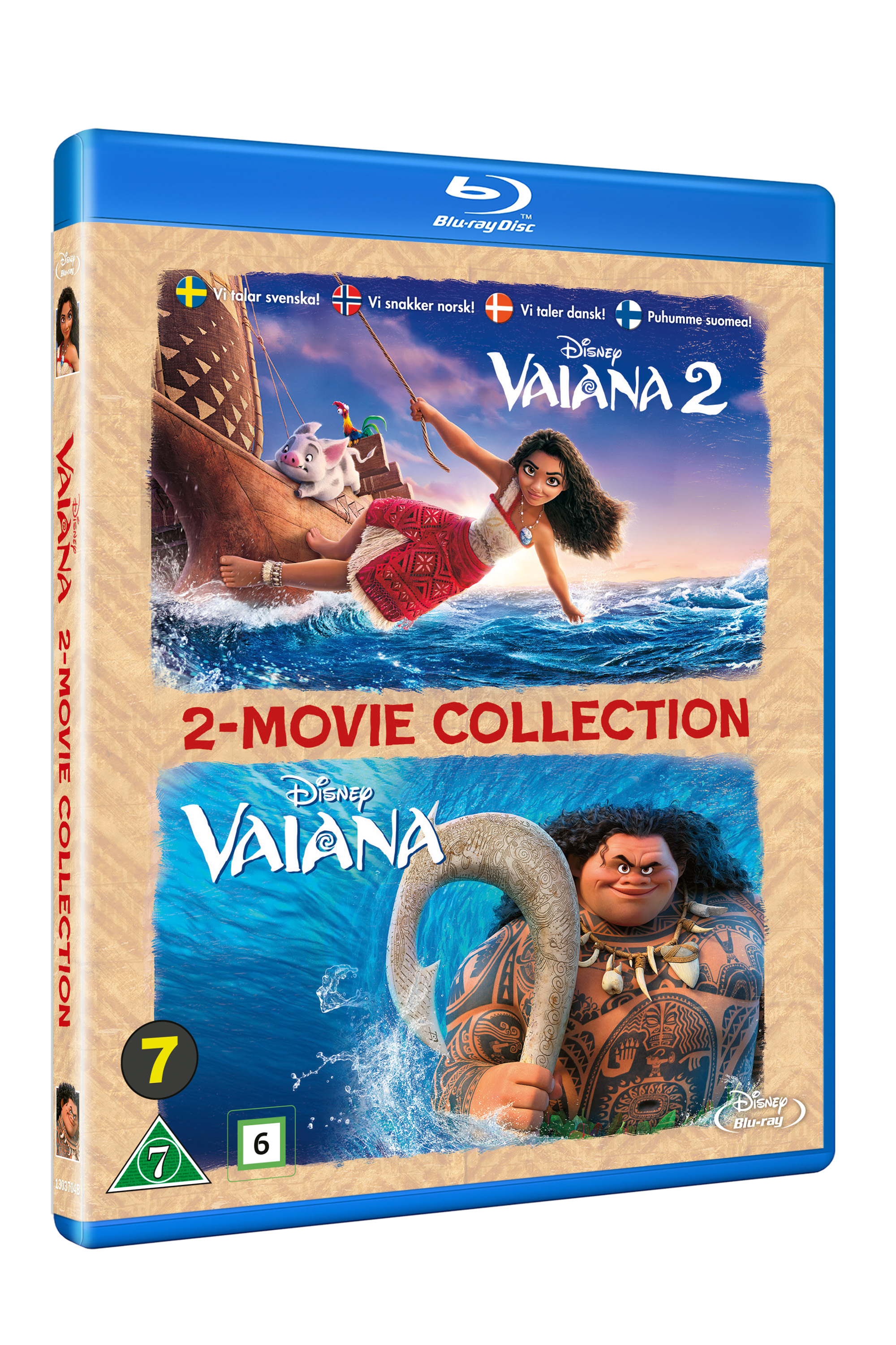 Vaiana 1+2 Box - Blu-Ray - Blu-Ray - Movie Collection v:6349314