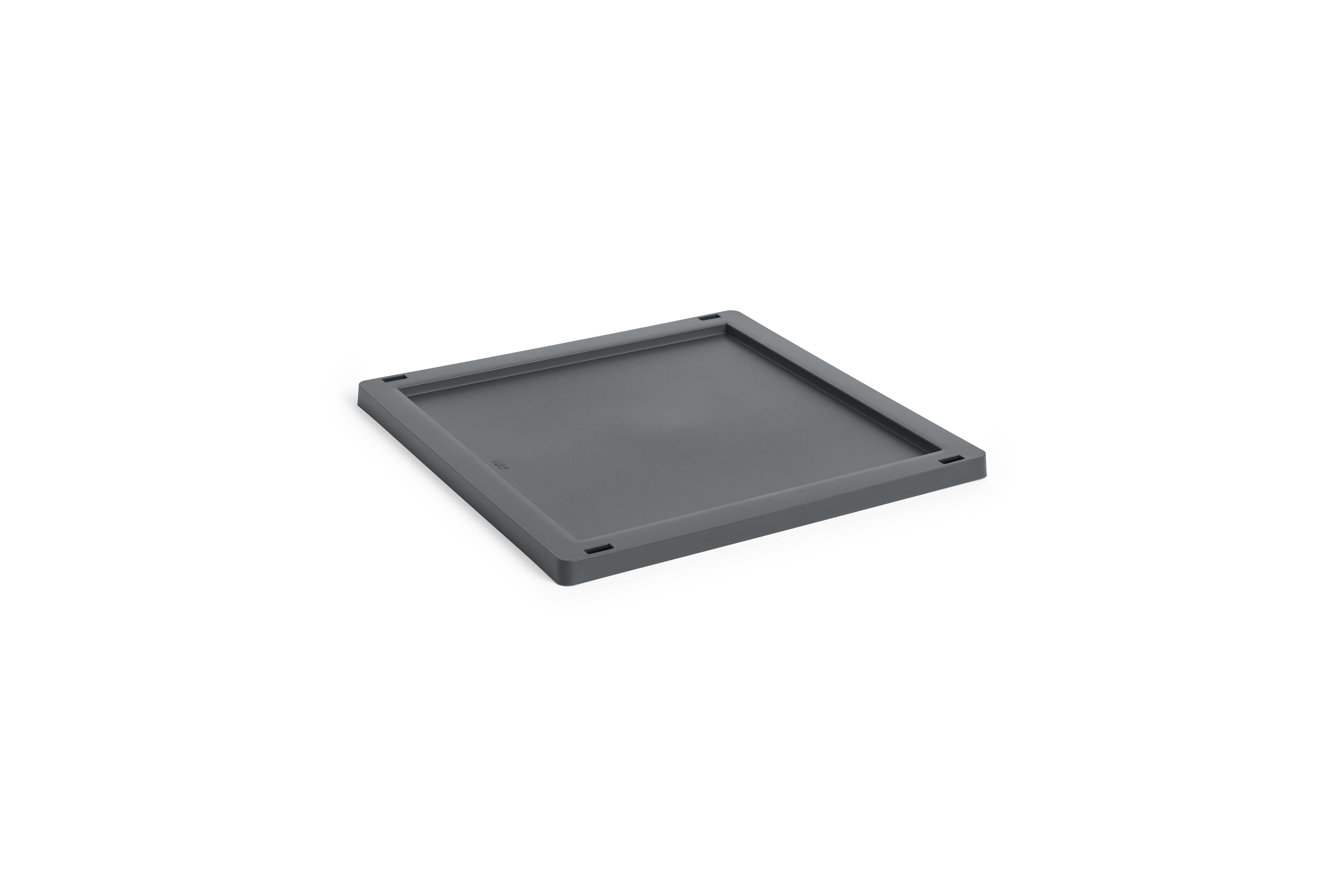 HAY - Colour Crate Plastlokk Square & Cube M (Koksgrå) - Charcoal v:9479839