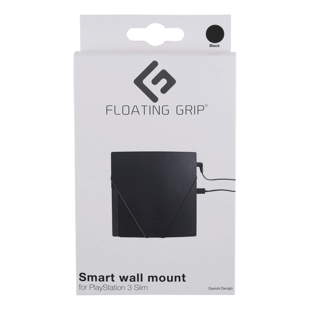 PS3 Slim wall mount by FLOATING GRIP®, Black v:1890784