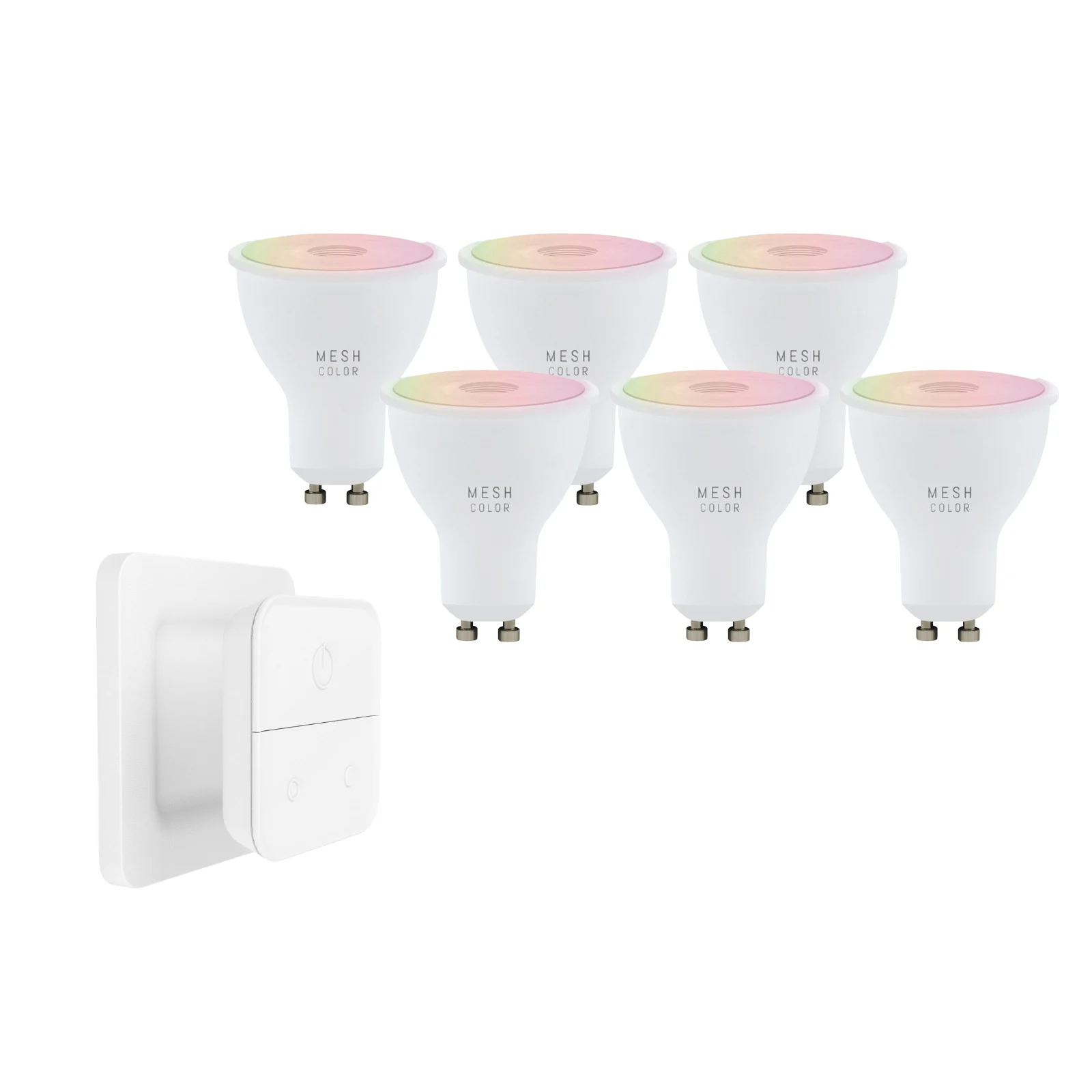 EGLO - 6x Connect-Z GU10 RGB + TW Smart Lyspære med Bryter - Bundle - Gratis frakt v:7752969