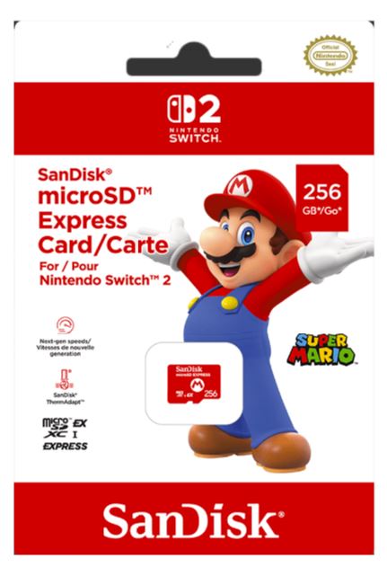 SanDisk – Nintendo Switch 2 Micro SD Exp – Nintendo Switch 2 – Engelsk – Standard – Gratis frakt v:9415603