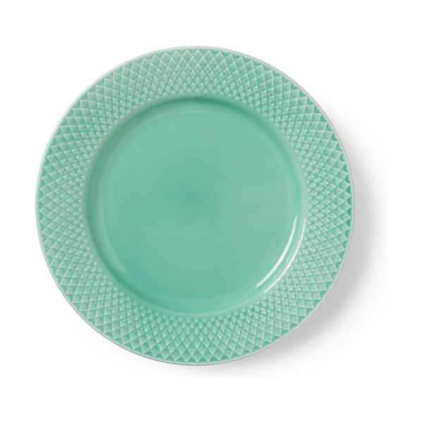 Lyngby Porcelæn – Rhombe Color Lunsjtallerken – Ø21 cm – Aqua – Aqua v:2670207 Lyngby Porcelæn – Rhombe Color Lunsjtallerken – Ø21 cm – Aqua – Aqua v:2670207