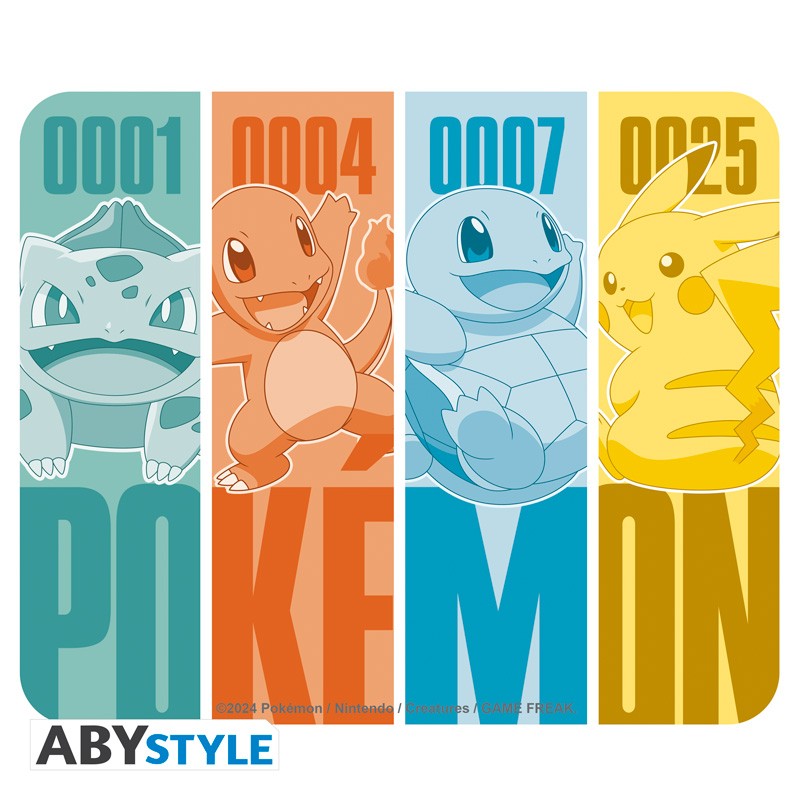 POKEMON – Flexible Mousepad – Kanto Starters v:1407415