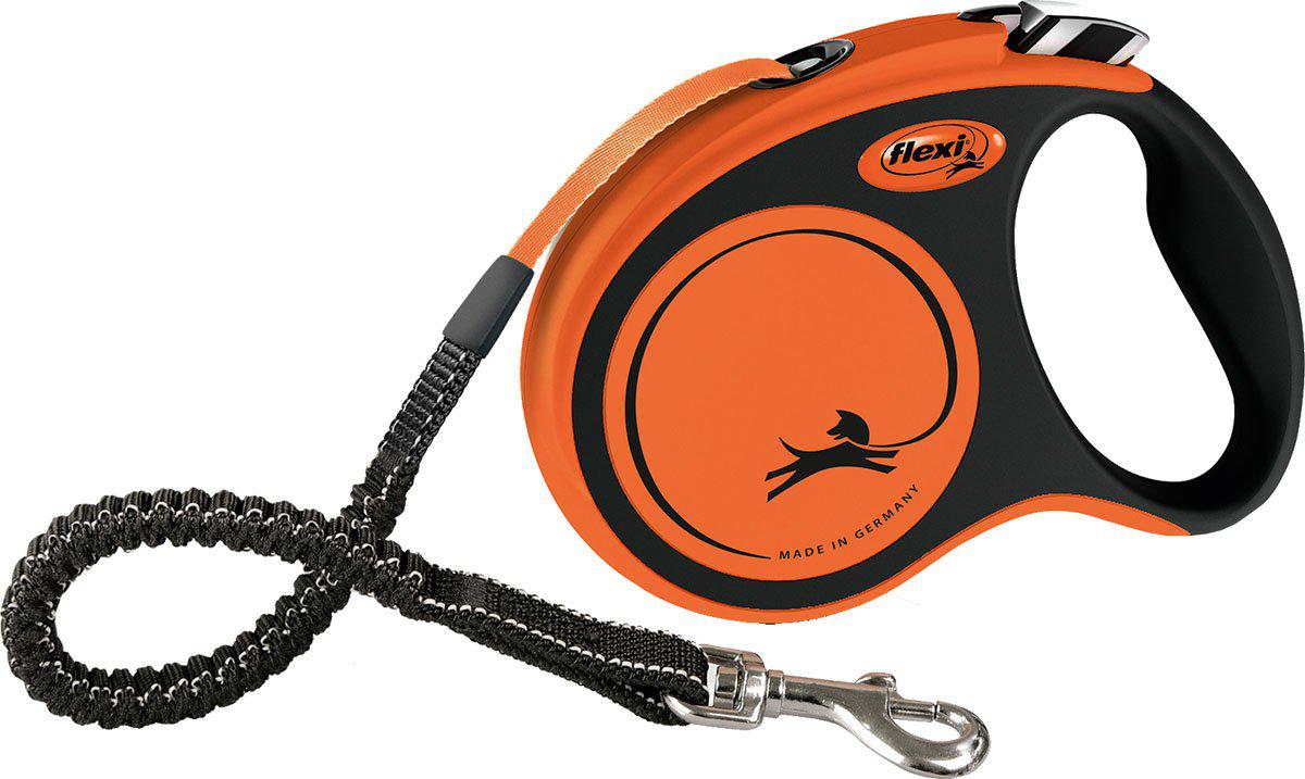 Flexi - Leash Xtreme - S - Tape 5M - Black/Orange - Max 20Kg v:5519600