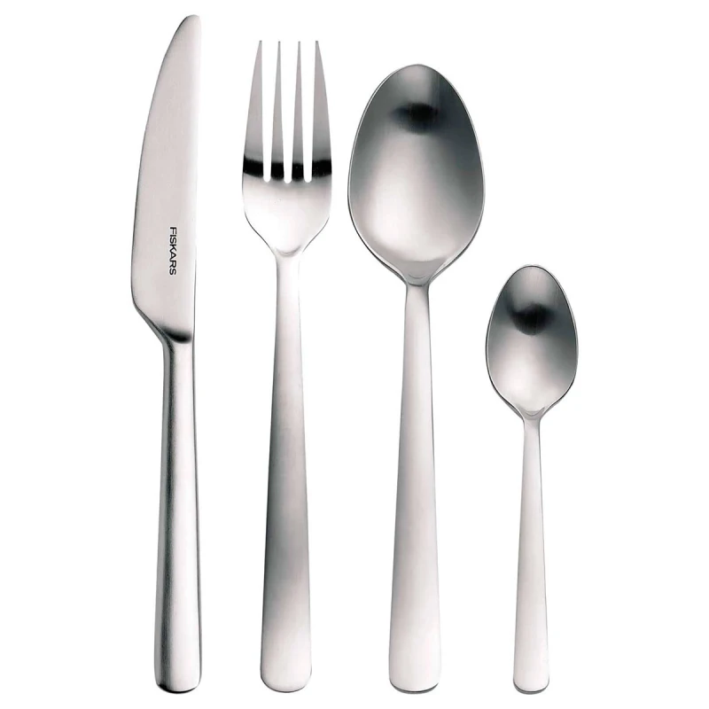 Fiskars - FunctionalForm Bestikk Gavesett - 24 Deler - Matt Stål - Matt - Gratis frakt v:2938241
