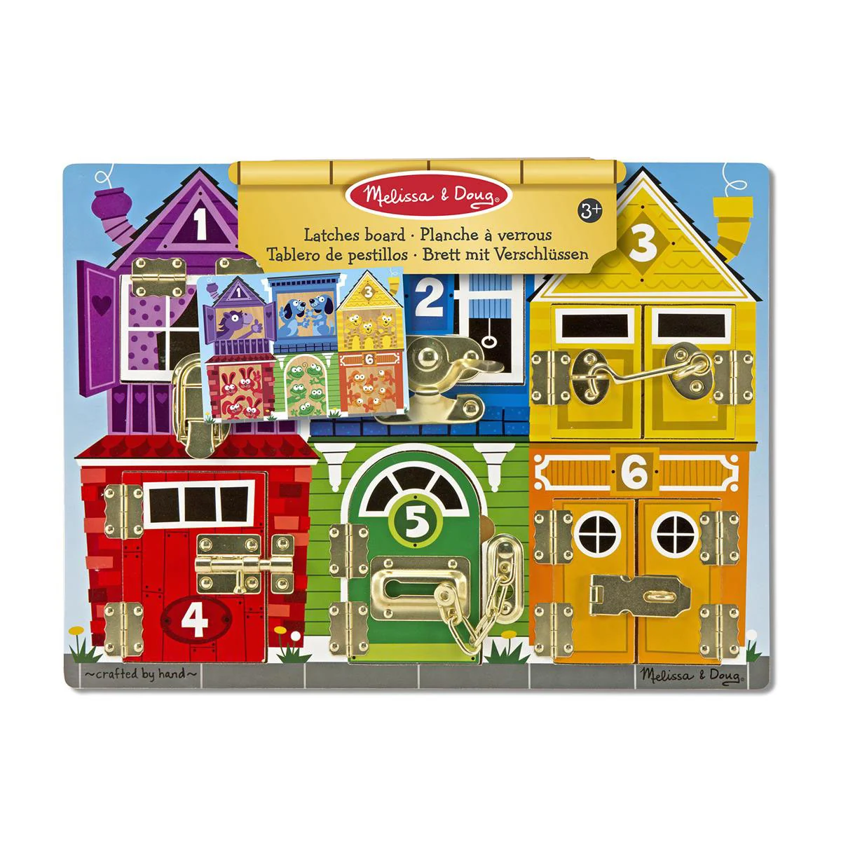 Melissa & Doug – Wooden Activity Board Latches v:1811603