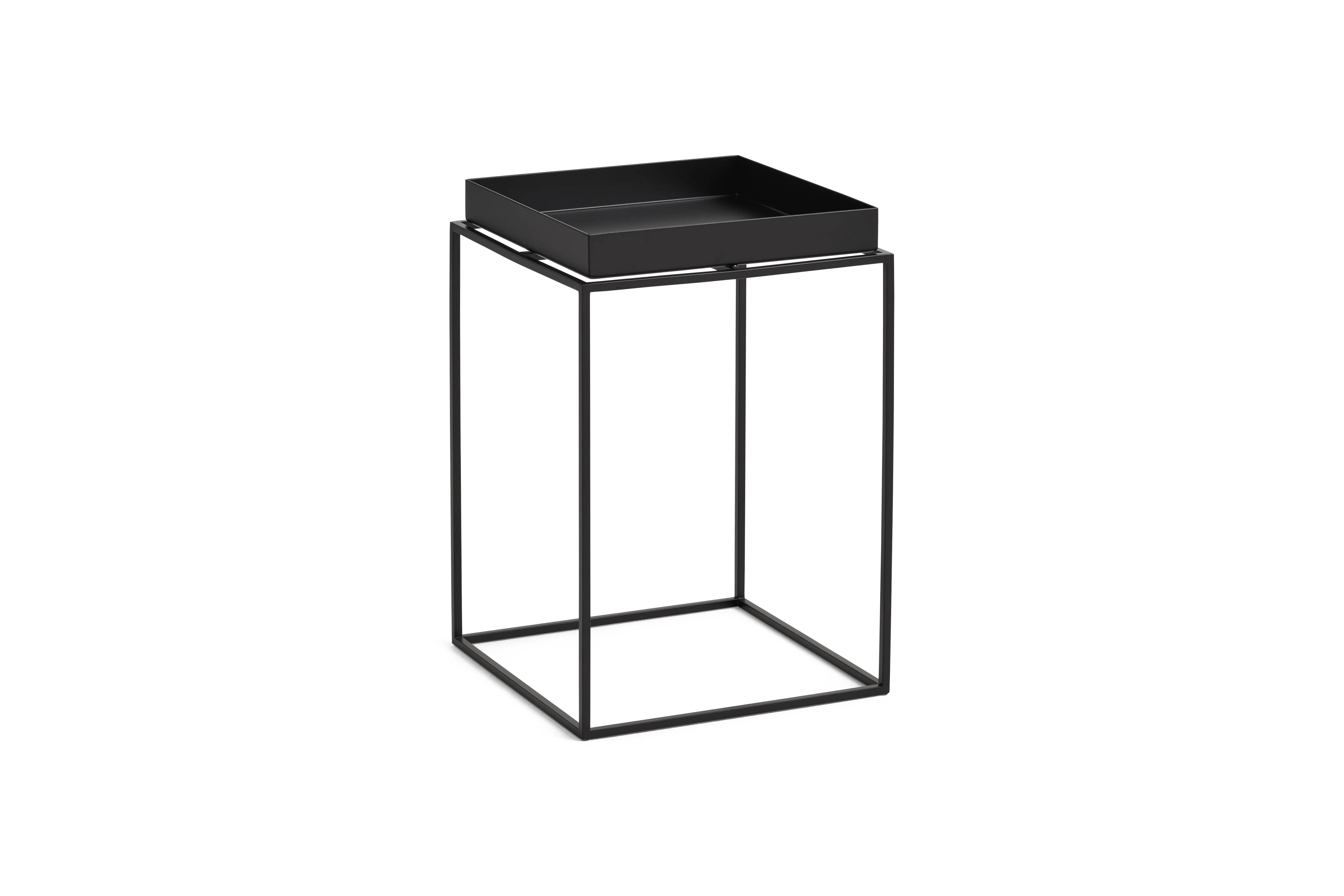 HAY – Tray Bord – Small High – 30x30x44 cm – Svart – Black – S – Gratis frakt v:6892640 HAY – Tray Bord – Small High – 30x30x44 cm – Svart – Black – S – Gratis frakt v:6892640