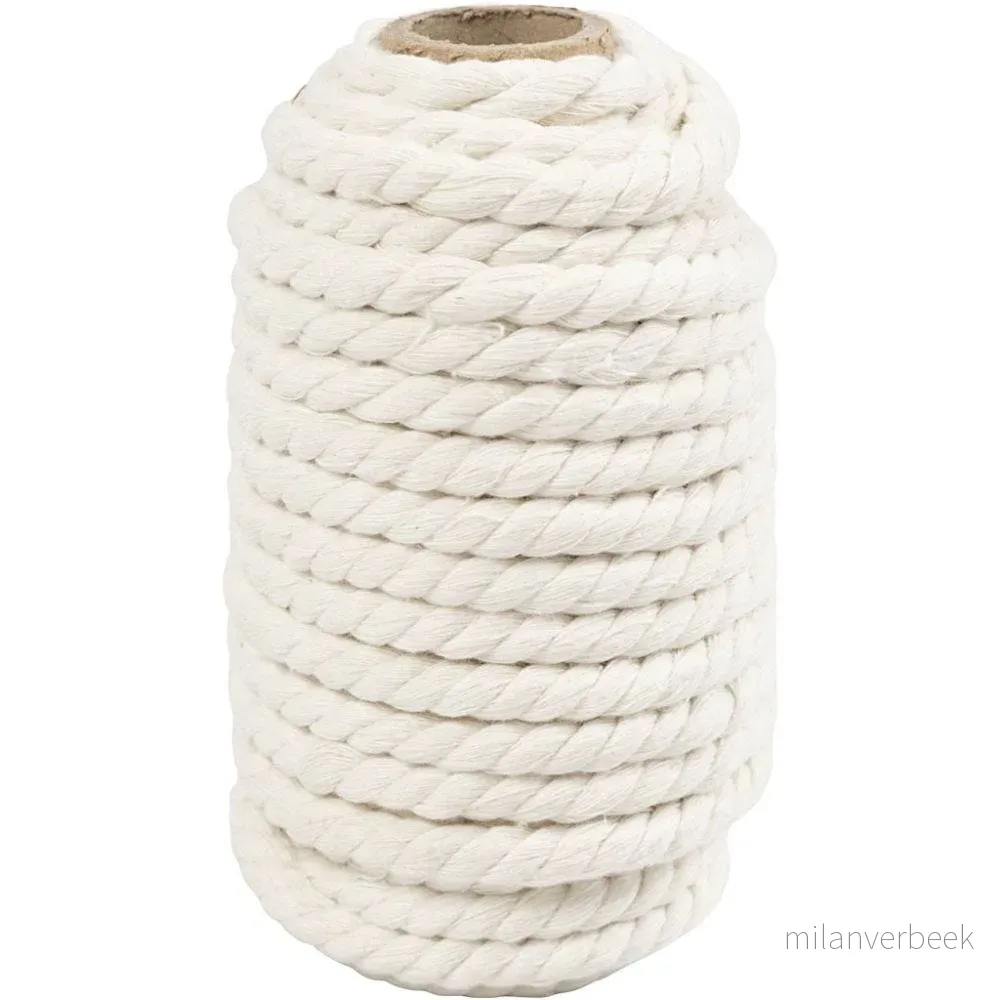 Creativ Company - Macramé rope - Off-white (977565) v:5407372