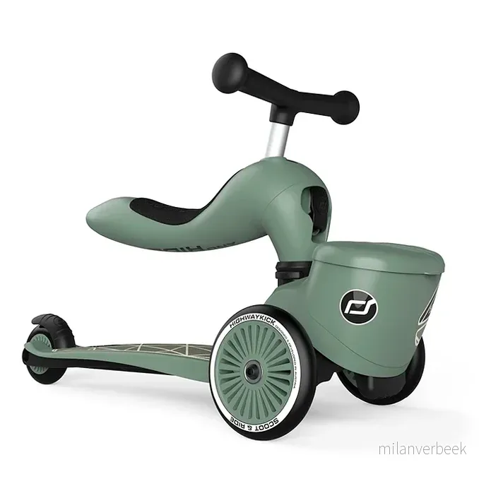 Scoot & Ride - Highwaykick 1 Lifestyle - Green lines (96604) - Green lines - Gratis frakt v:2879034