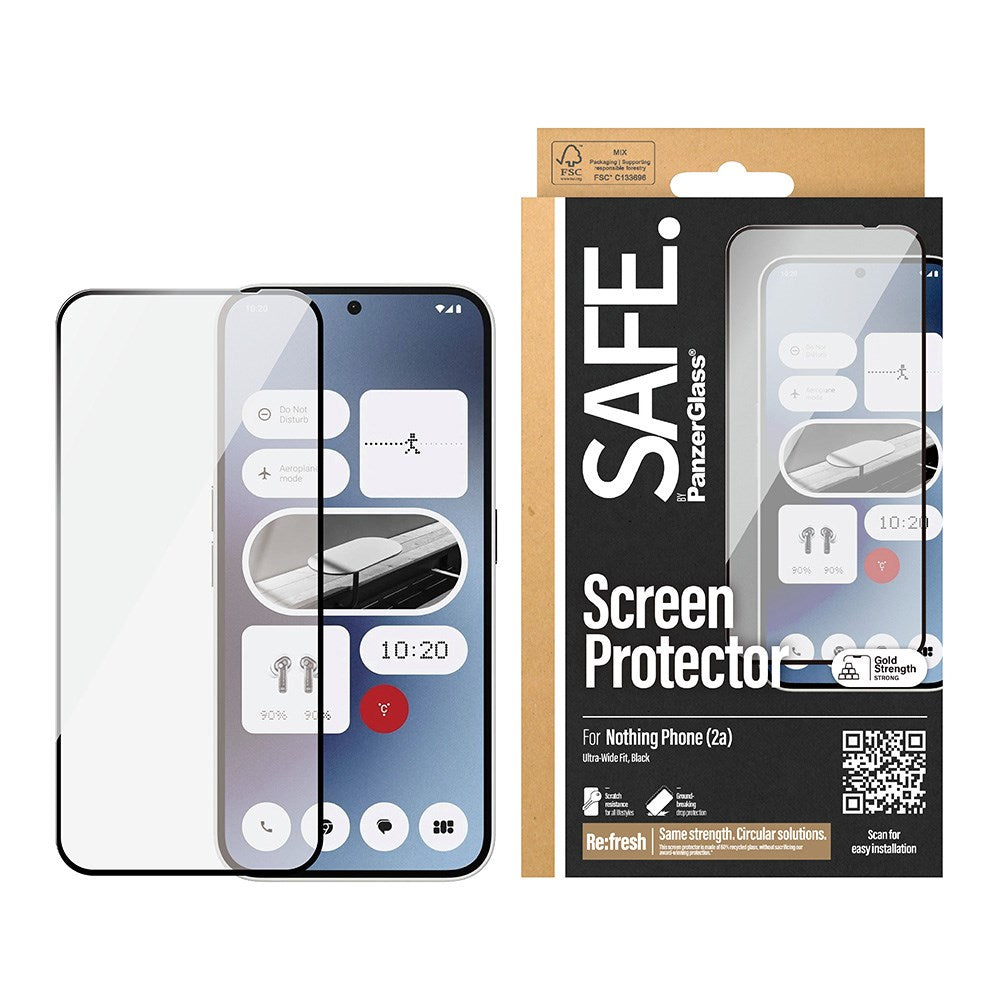 SAFE by PanzerGlass- Screen Protector – Nothing Phone 2a, 2a Plus – Ultra-Wide Fit v:5798543 SAFE by PanzerGlass- Screen Protector – Nothing Phone 2a, 2a Plus – Ultra-Wide Fit v:5798543