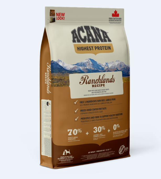 Acana - Ranchlands Highest Protein 11,4kg - (ACA047e) - Gratis frakt v:4130464