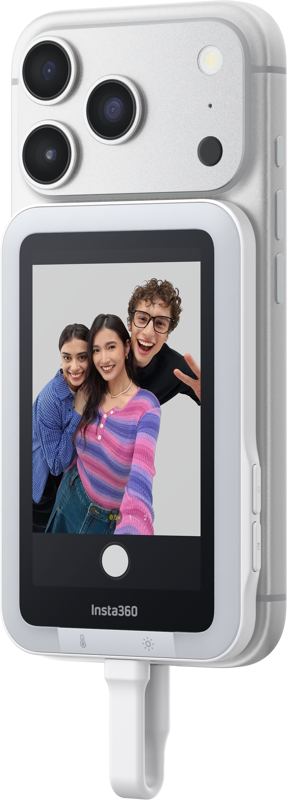 Insta360 Snap - Selfie-skjerm for smarttelefon - Bedre selfies og vlogs med hovedkameraet - Gratis frakt v:9476710