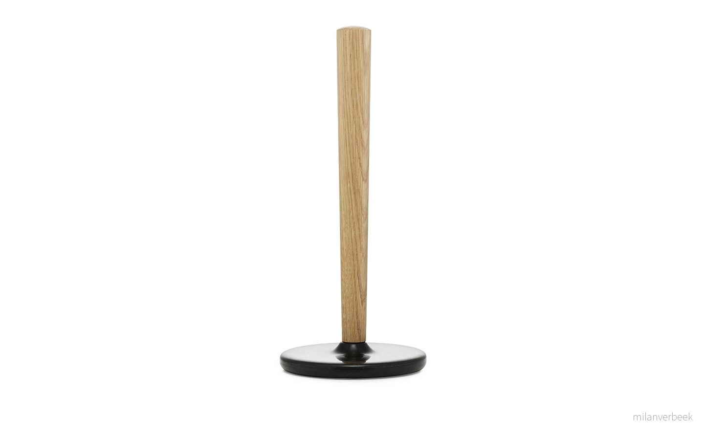 Normann Copenhagen – Craft Kjøkkenrulleholder – H32,5 cm – Eik/Sort – Black – Gratis frakt v:6232214
