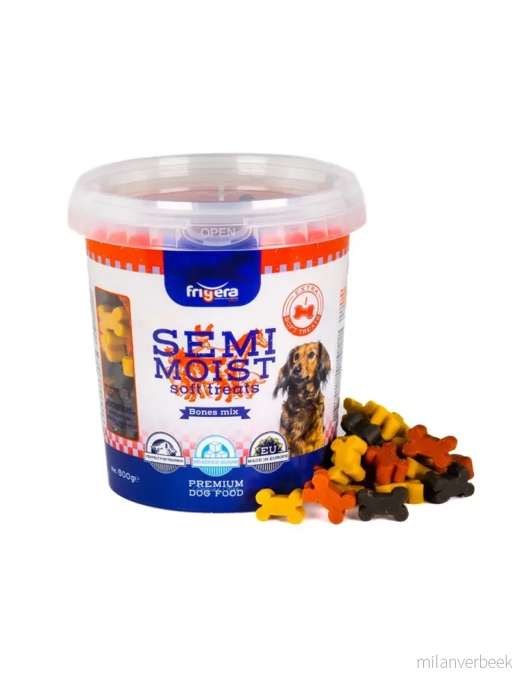 Frigera - Semi-Moist Treat Soft Bones Mix 500g - (402285861230) v:4315280
