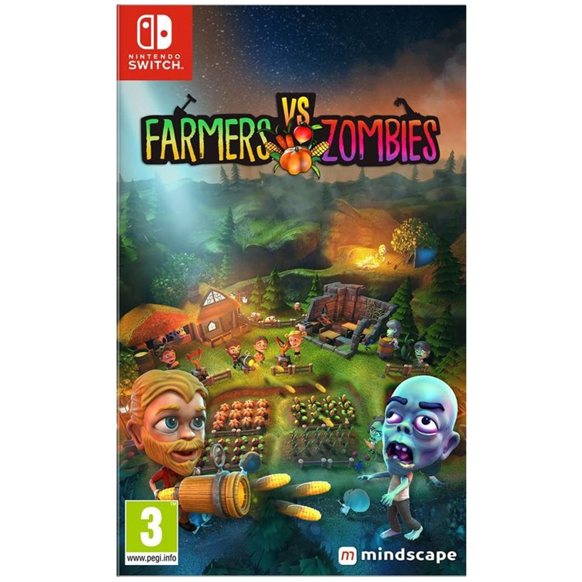 Farmers vs. Zombies - Nintendo Switch - Engelsk - Standard v:9571738