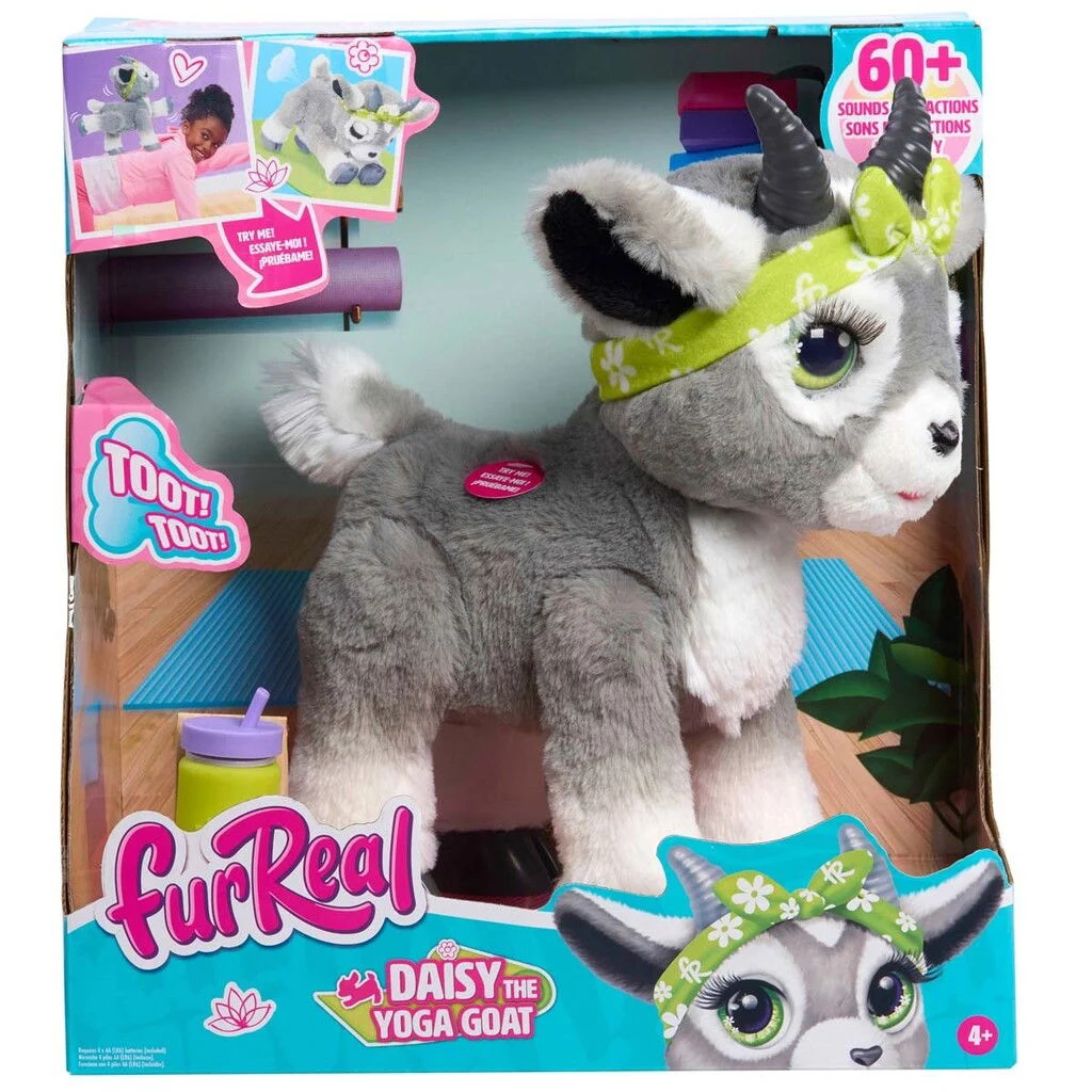FurReal - Daisy The Yoga Goat 29 cm (272-28104) - Gratis frakt v:5351153