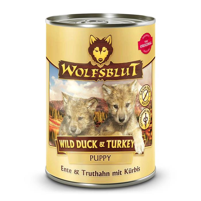Wolfsblut - Wild duck - puppy - wet food - 395 gr v:1675085