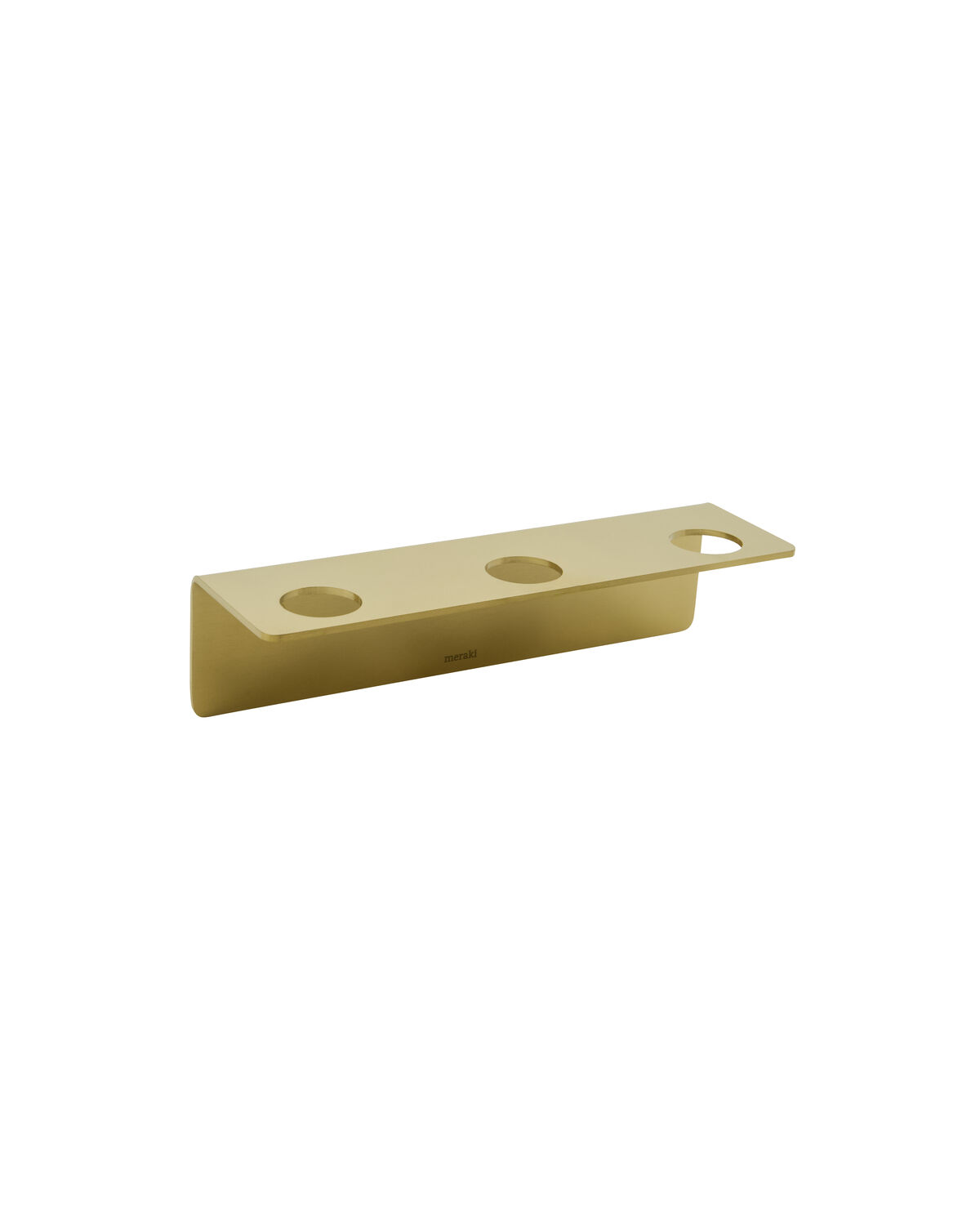 - Bottle holder with 3 holes - Brushed brass - Gratis frakt v:2000817