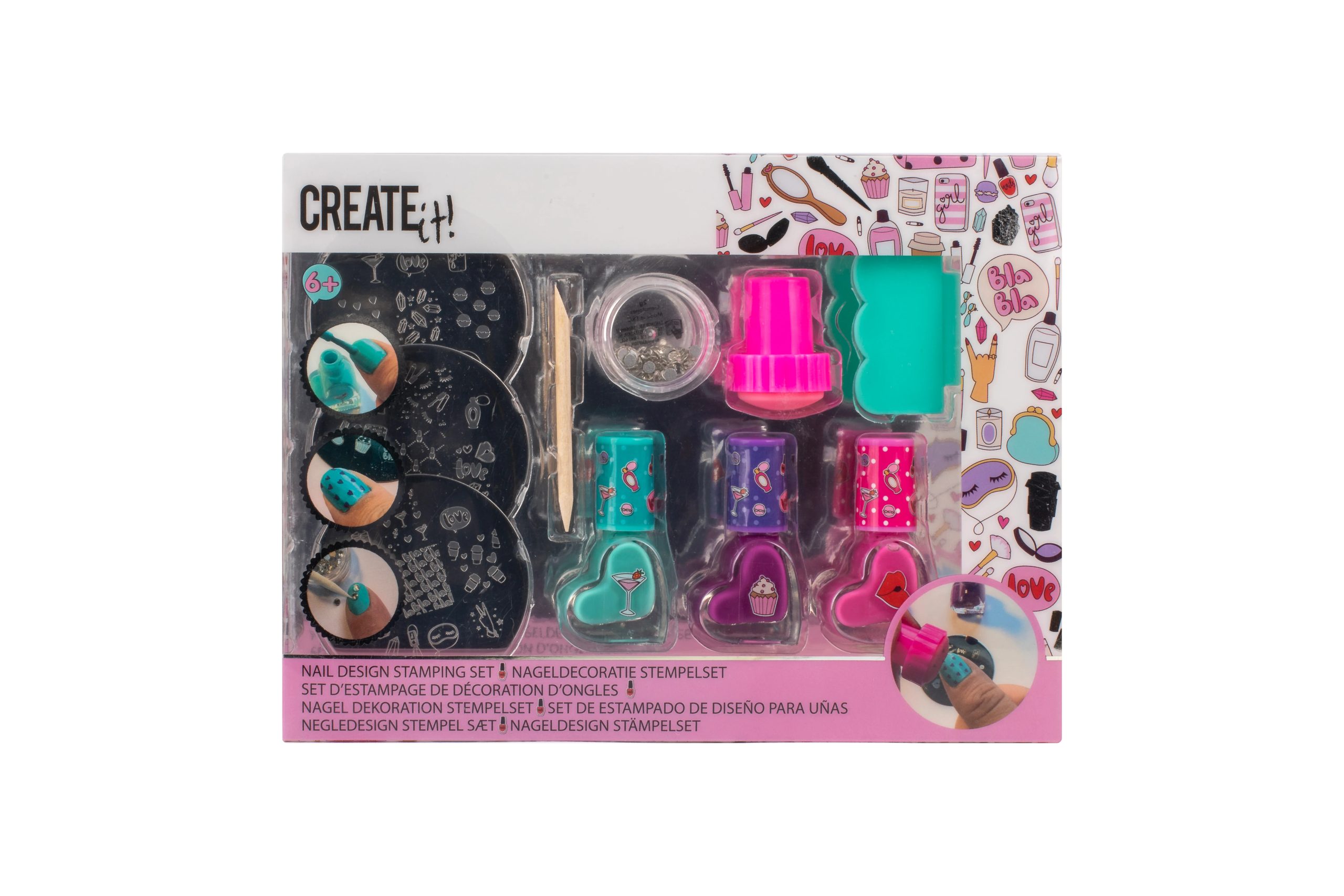 Create It! – Nail Decoration Stampy Set (84503) v:2754703 Create It! – Nail Decoration Stampy Set (84503) v:2754703