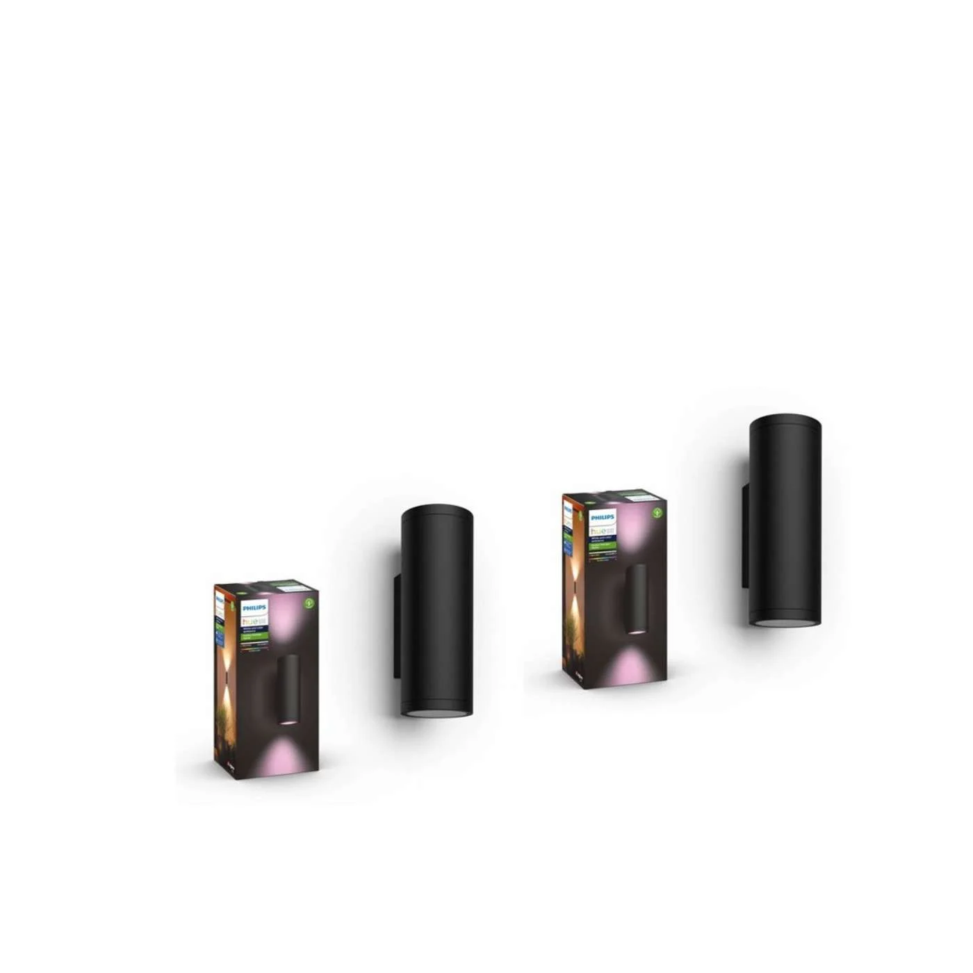 Philips Hue – 2x Appear Utendørs Vegglampe – Bundle – Gratis frakt v:2727947 Philips Hue – 2x Appear Utendørs Vegglampe – Bundle – Gratis frakt v:2727947