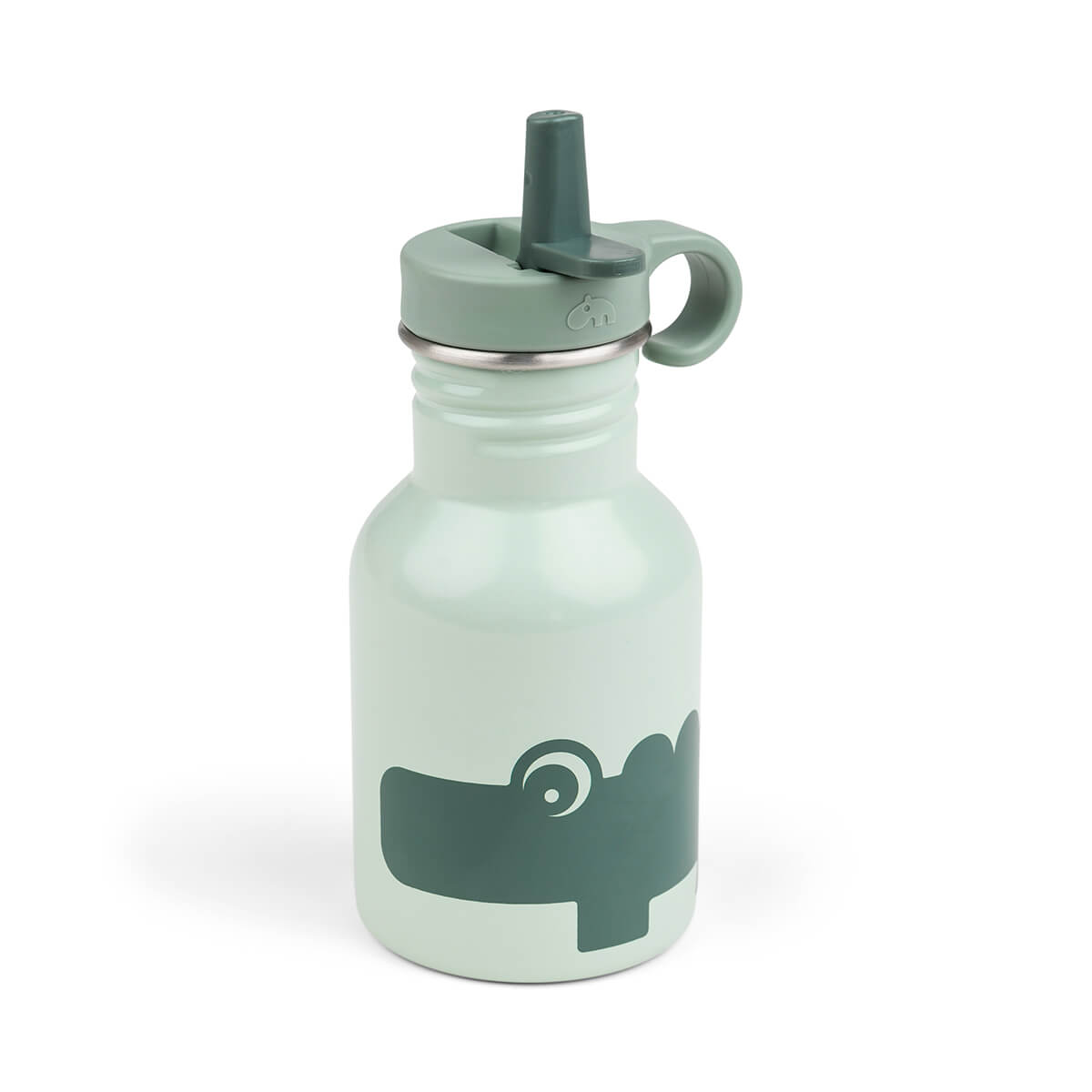 Done by Deer - Metal Bottle Croco - Green - 350 ml v:2545410