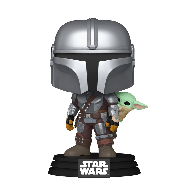 Funko Pop! – Star Wars: The Mandalorian & Grogu – The Mandalorian with Grogu (On Back) (90443) v:4385960