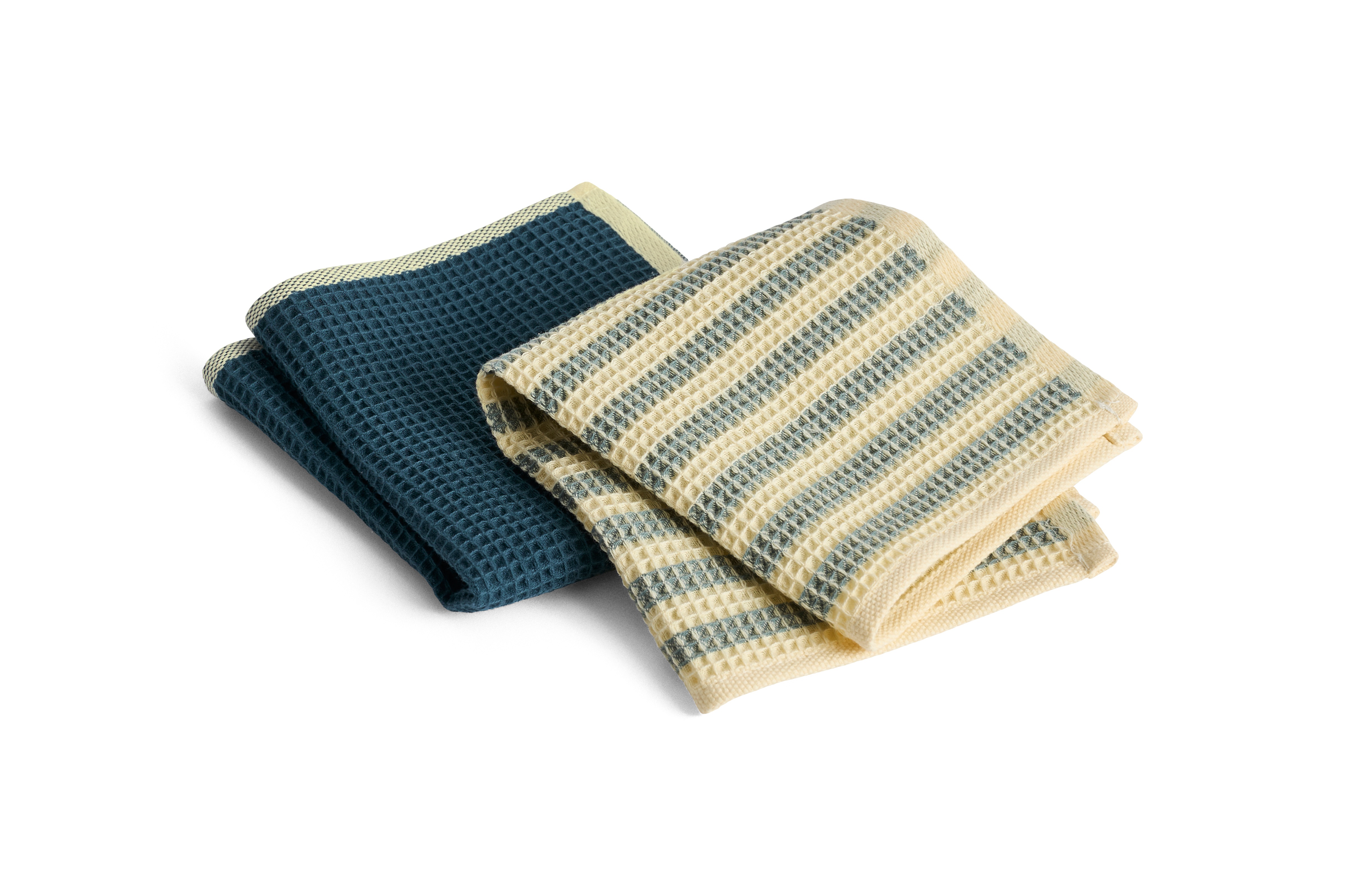 HAY – Canteen Oppvaskklut – B31 x L31 cm – Gul & Grønn – Sett med 2 – Yellow & Green v:6100423