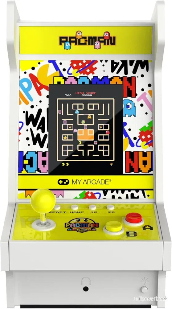 My Arcade - Pac Man Mighty Player - Portable Gaming System (45th Anniversary) - Gratis frakt v:8641609