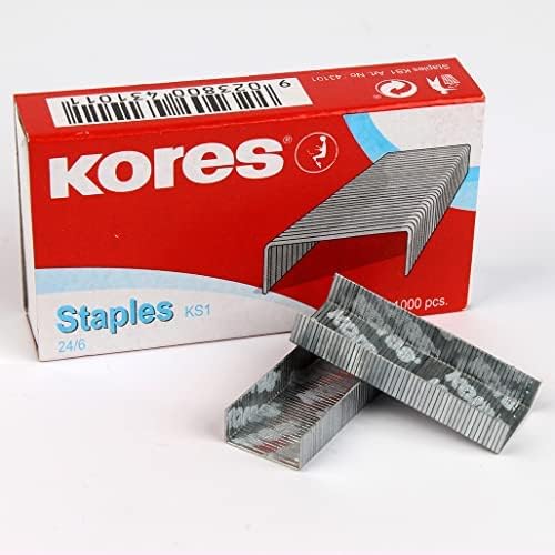 Kores -Staples 24/6 – 1000 pcs (743101) v:3123372