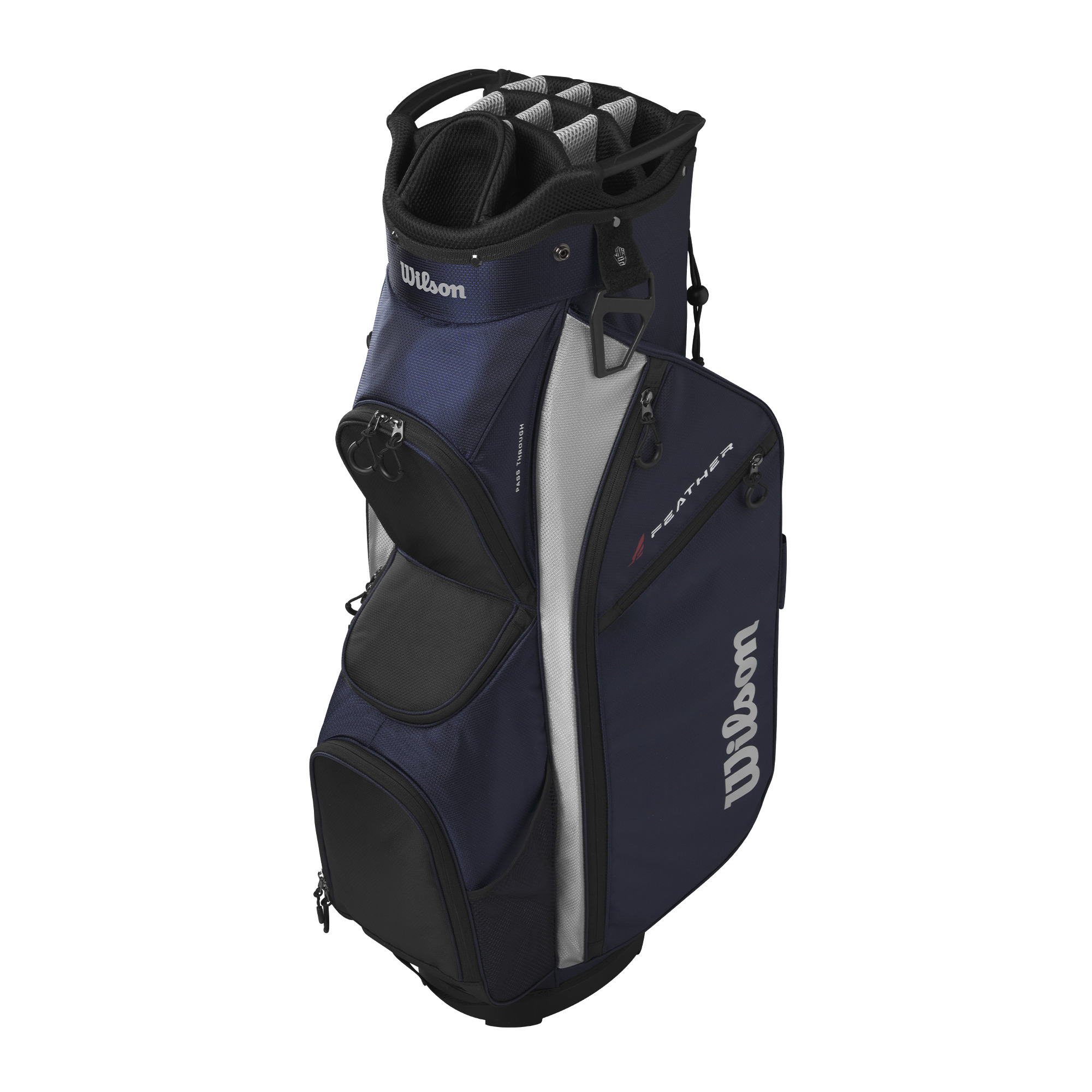 Wilson – Feather Cartbag – Navy/Silver – Gratis frakt v:6174338 Wilson – Feather Cartbag – Navy/Silver – Gratis frakt v:6174338