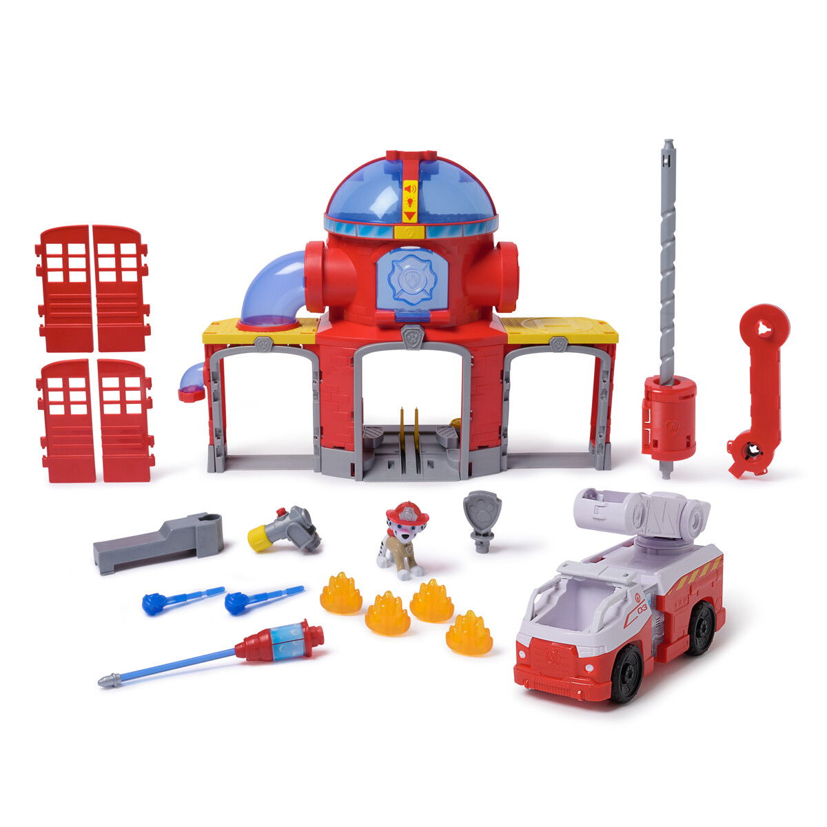 Paw Patrol – Fire Rescue Fire Station Playset (6073760) – Gratis frakt v:2584663