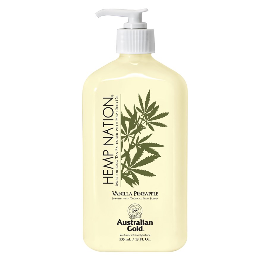 Australian Gold - Hemp Nation Vanilla Pineapple Tan Extender Body Lotion 535 ml - 535 v:2724921