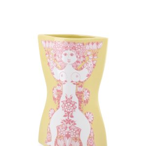 Bjørn Wiinblad – Nina Vase – Yellow/Pink – 22 cm v:8678746 Bjørn Wiinblad – Nina Vase – Yellow/Pink – 22 cm v:8678746