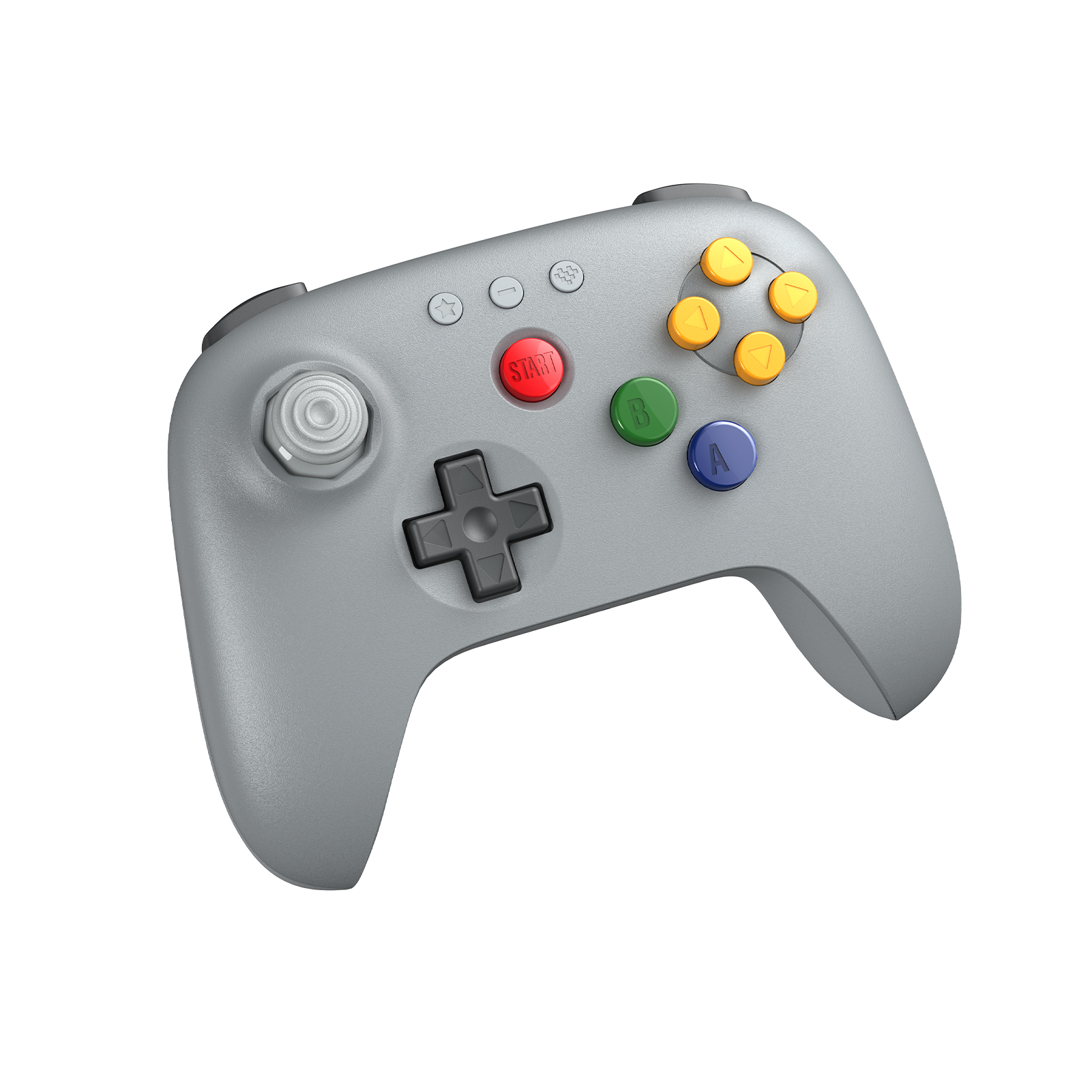 8Bitdo – 64 Bluetooth Controller – Grey v:3425166