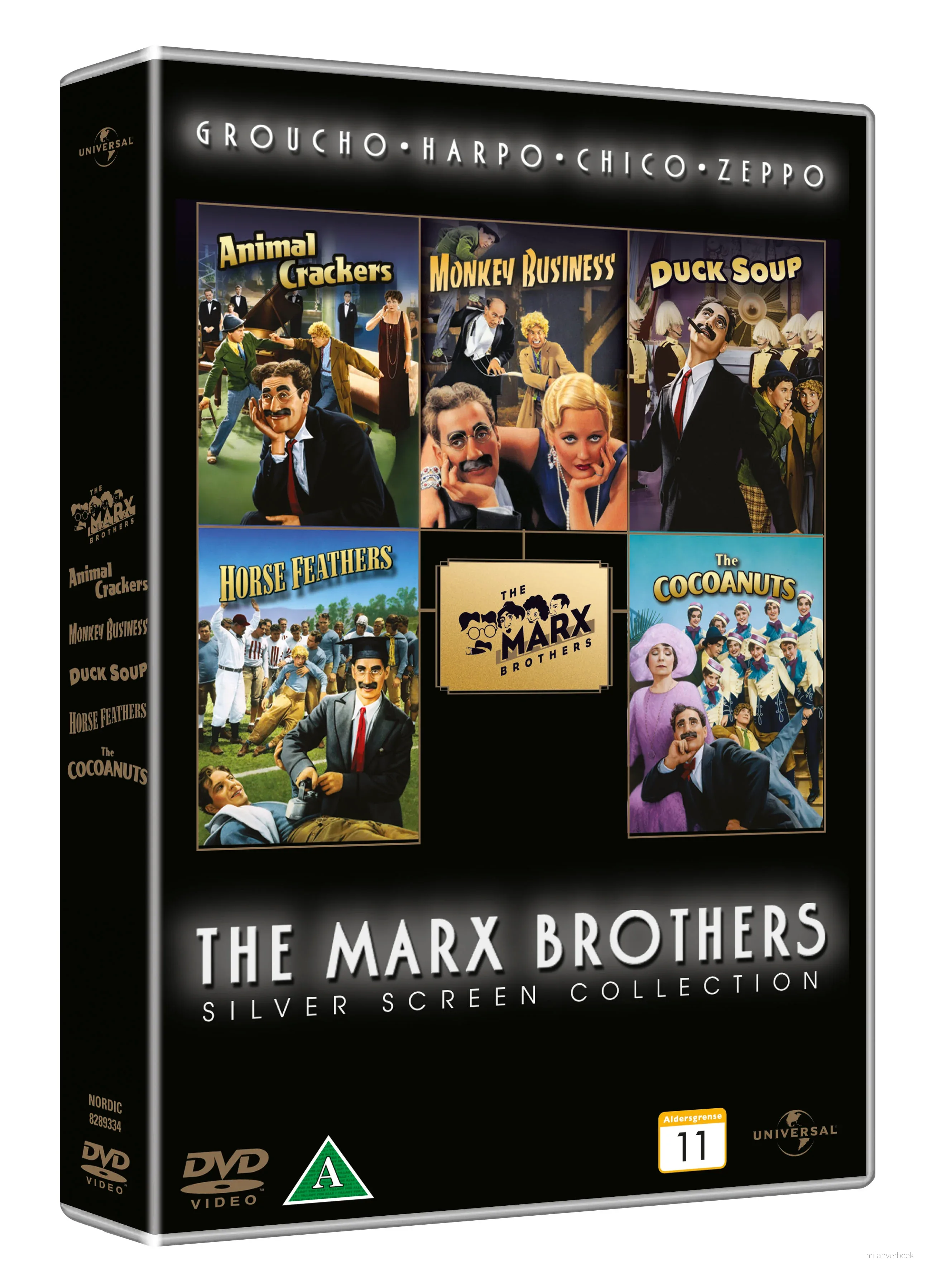 Marx Brothers silver screen collection (5 DVD Box set) v:7594018