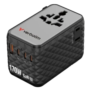 Verbatim – Charge N Travel 170W Universal Travel Adapter Black – Gratis frakt v:8833049 Verbatim – Charge N Travel 170W Universal Travel Adapter Black – Gratis frakt v:8833049