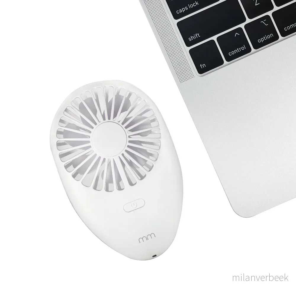 Mikamax - Portable Hand Fan - White v:3574765