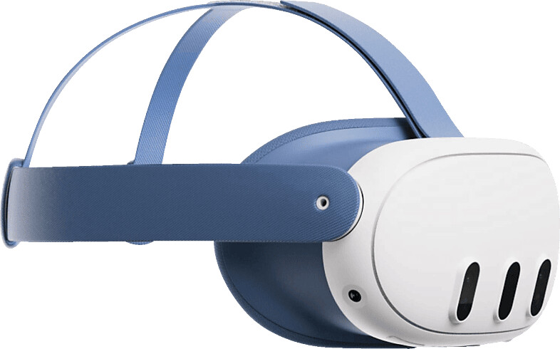 Meta – Quest 3 Facial Interface & Head Strap (Blue) – Gratis frakt v:2908678