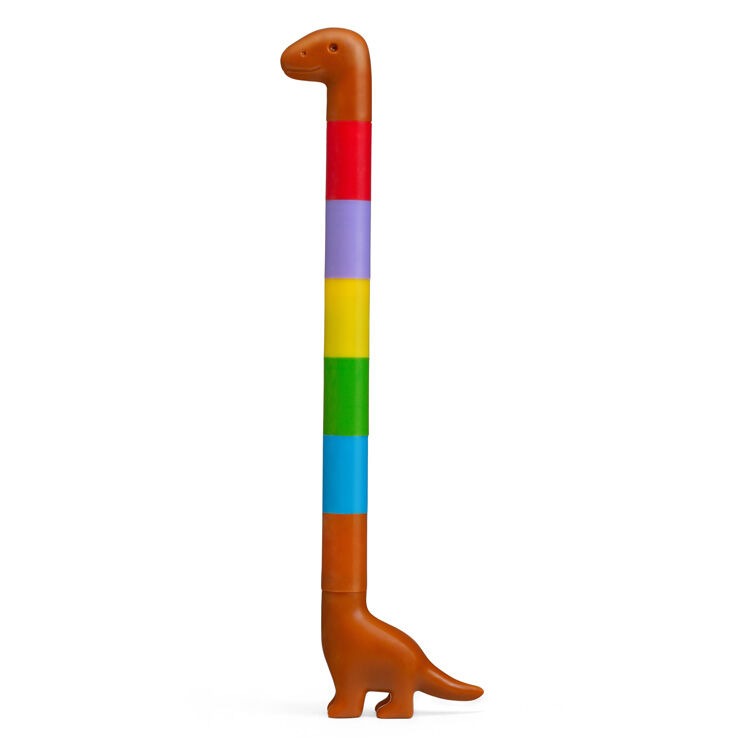Kikkerland - Rainbow Dino Marker - Rainbow - Mini-sized v:4867787