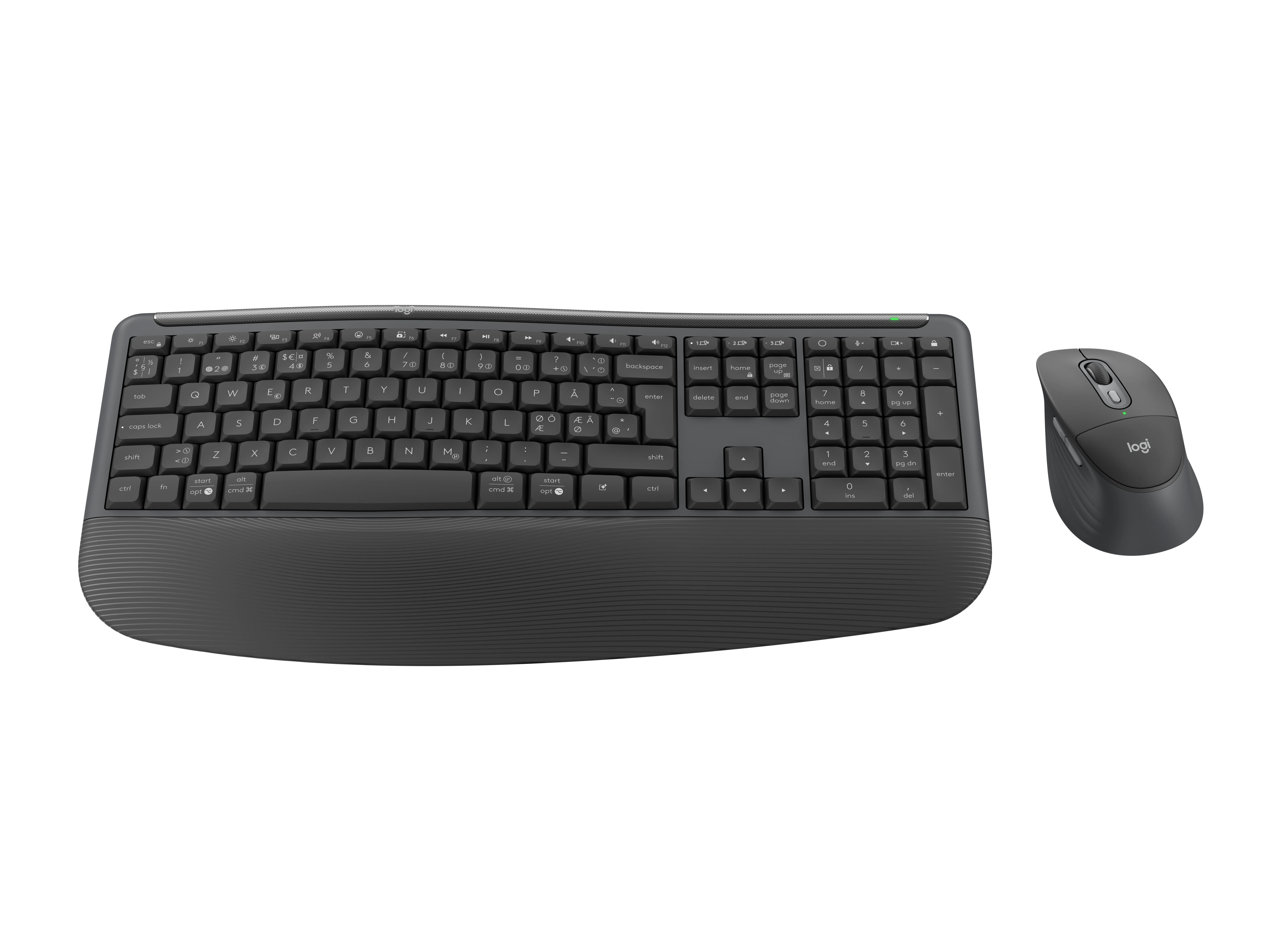 Logitech – Signature Comfort Plus MK880 – Trådløst Tastatur & Mus-sett med Håndleddsstøtte & opptil 36 Måneders Batterilevetid – Gratis frakt v:8764691 Logitech – Signature Comfort Plus MK880 – Trådløst Tastatur & Mus-sett med Håndleddsstøtte & opptil 36 Måneders Batterilevetid – Gratis frakt v:8764691