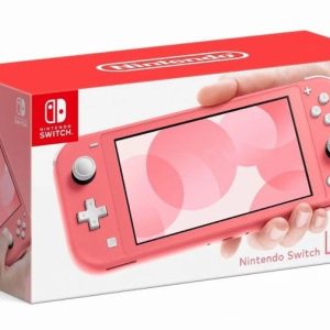 Nintendo Switch Lite Coral – Nintendo Switch – Coral – Engelsk – Standard – Gratis frakt v:2436878
