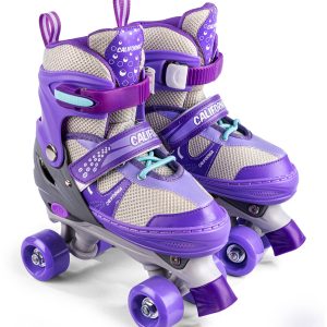 California – Adjustable Side-by-Side Roller Skates – Size 35-38 – Purple – 35/36/37/38 v:4205872