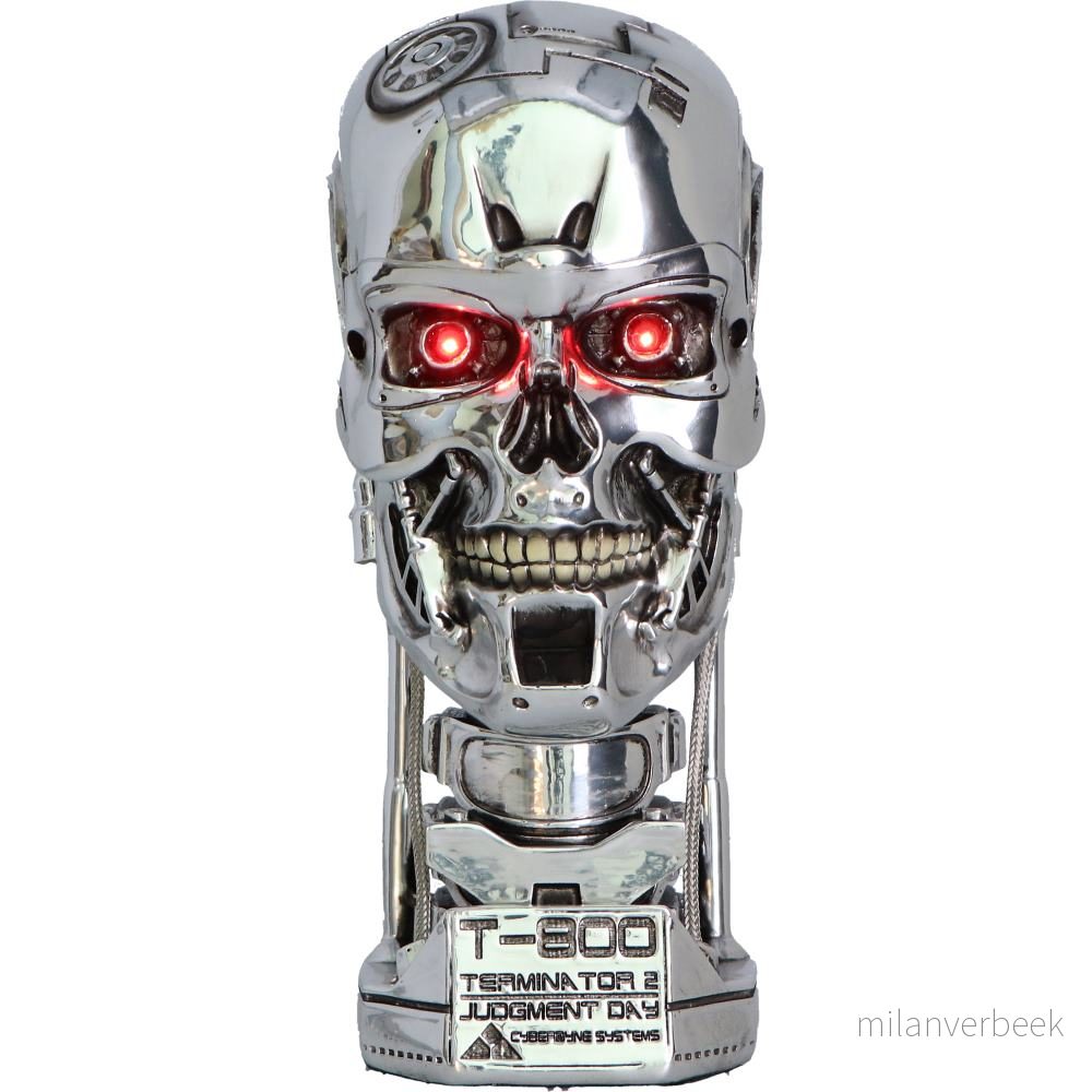 T-800 Terminator Light Up Figurine – Gratis frakt v:5863853