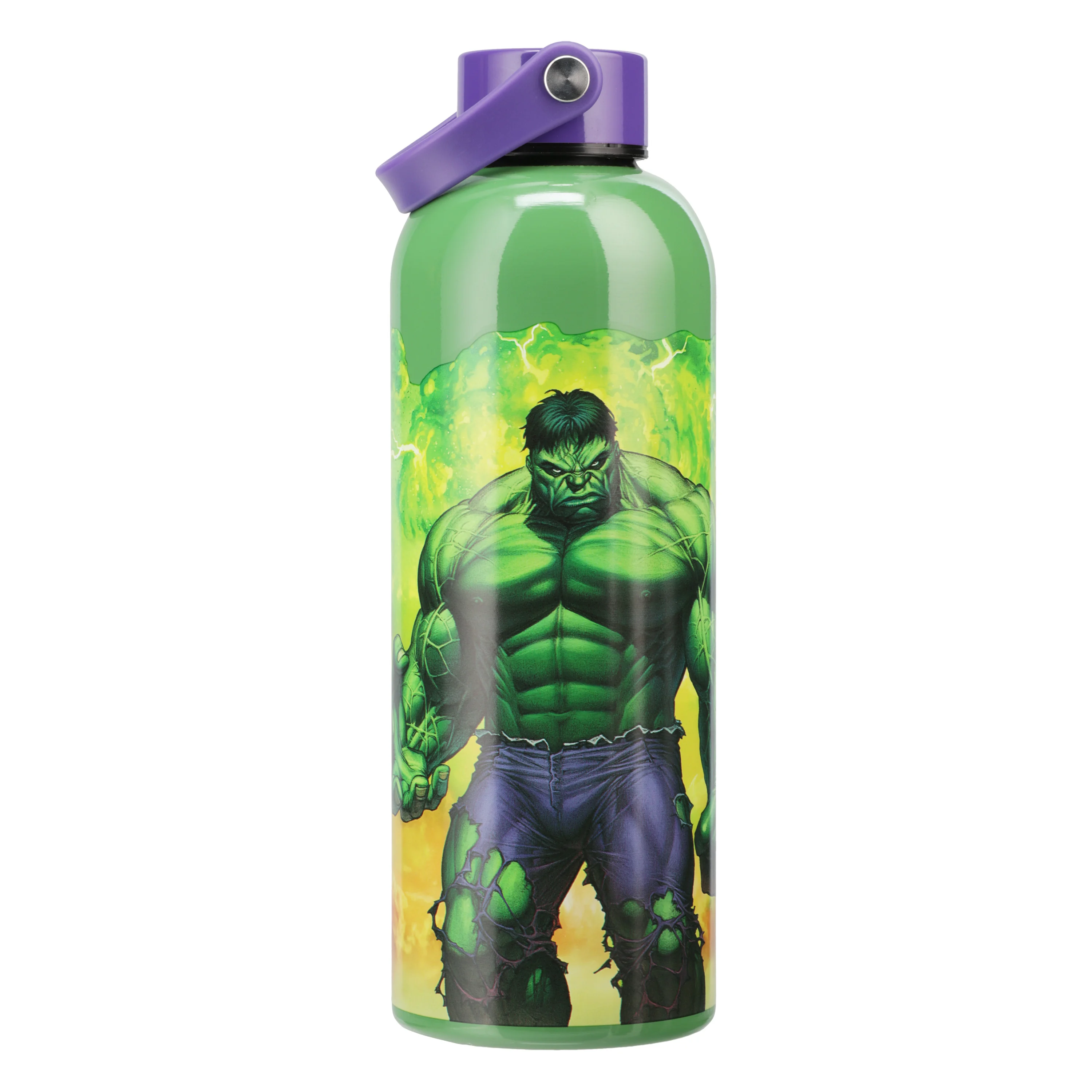 Marvel – Hulk Metal Water Bottle with Carry Loop – Gratis frakt v:9293595 Marvel – Hulk Metal Water Bottle with Carry Loop – Gratis frakt v:9293595