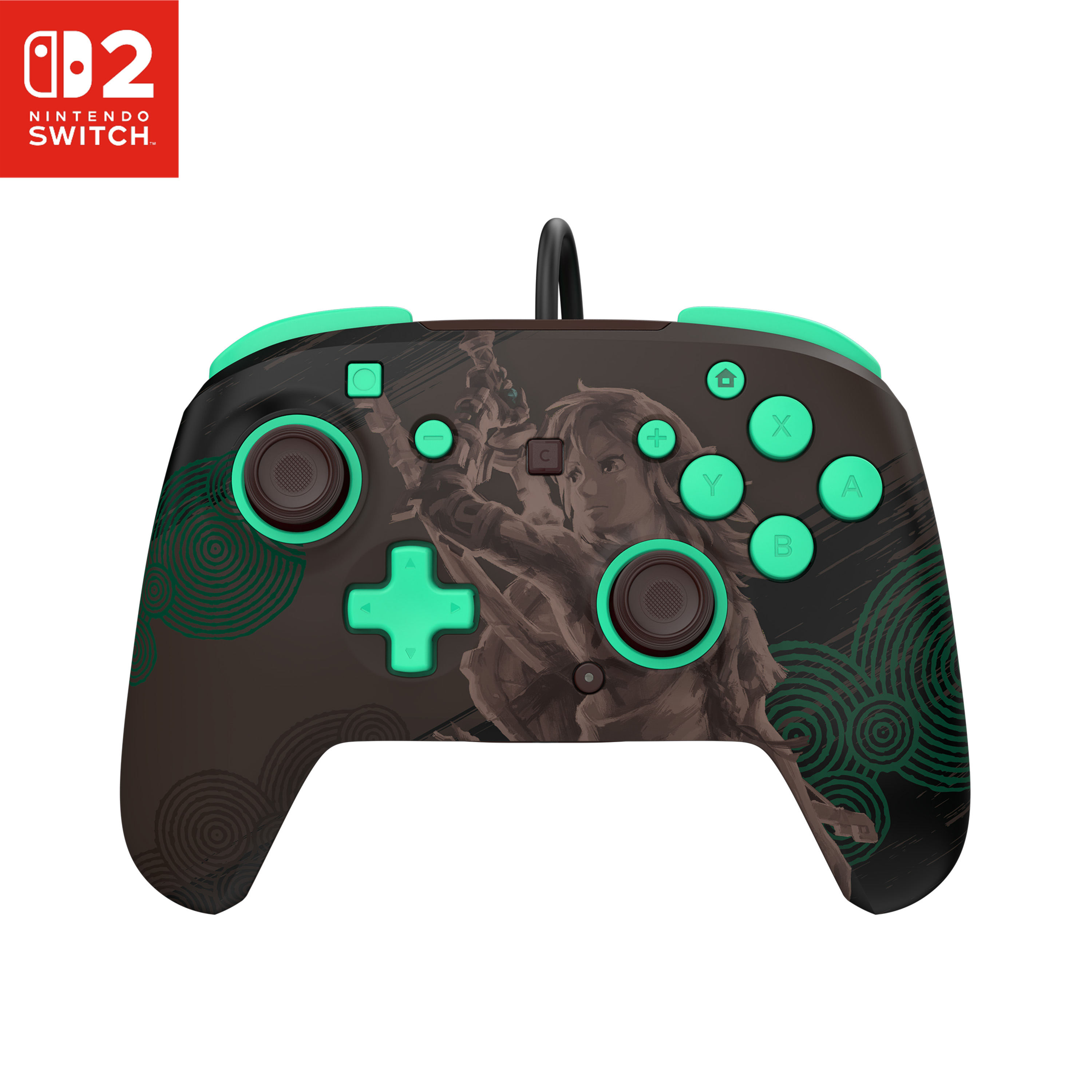 Turtle Beach – Rematch Wired – The Legend of Zelda – Nintendo Switch 2 – The Legend of Zelda – Engelsk – Standard v:2459190