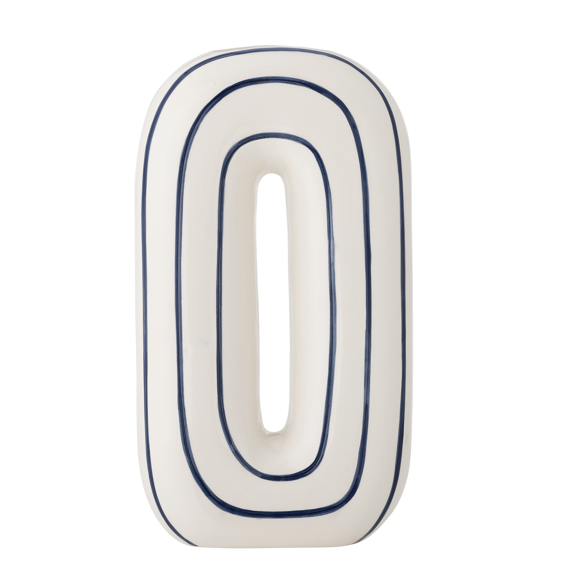 Bloomingville – Mae Vase – Blue – Ceramic v:5219955 Bloomingville – Mae Vase – Blue – Ceramic v:5219955