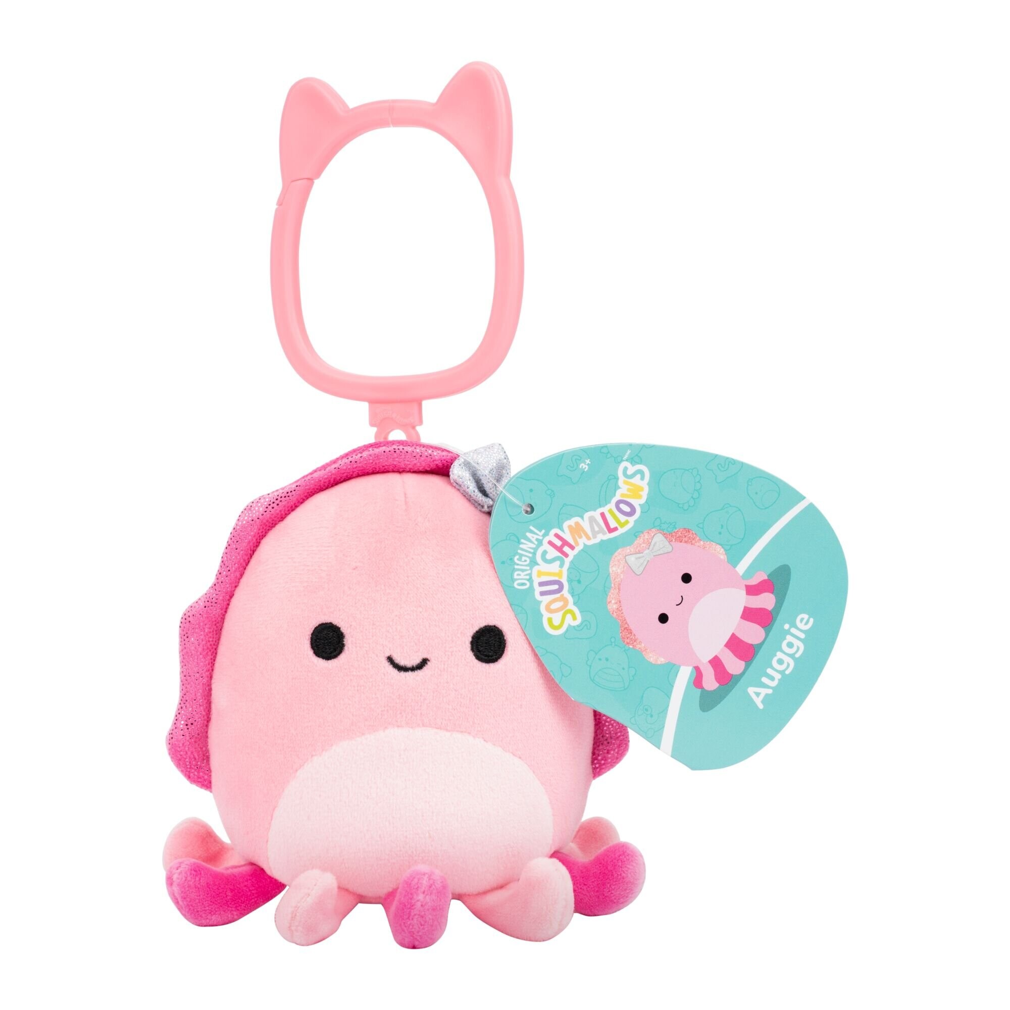 Squishmallows - 9 cm P26 Clip-On - Auggie Cuttlefish - Auggie Cuttlefish - Squishmallows v:5160181